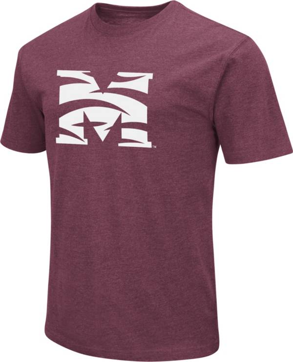 Colosseum Men's Morehouse College Maroon Tigers Maroon Dual Blend T-Shirt