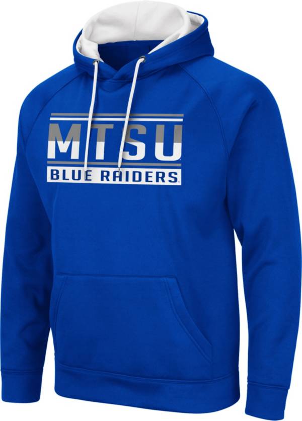 Colosseum Men's Middle Tennessee State Blue Raiders Blue Pullover Hoodie