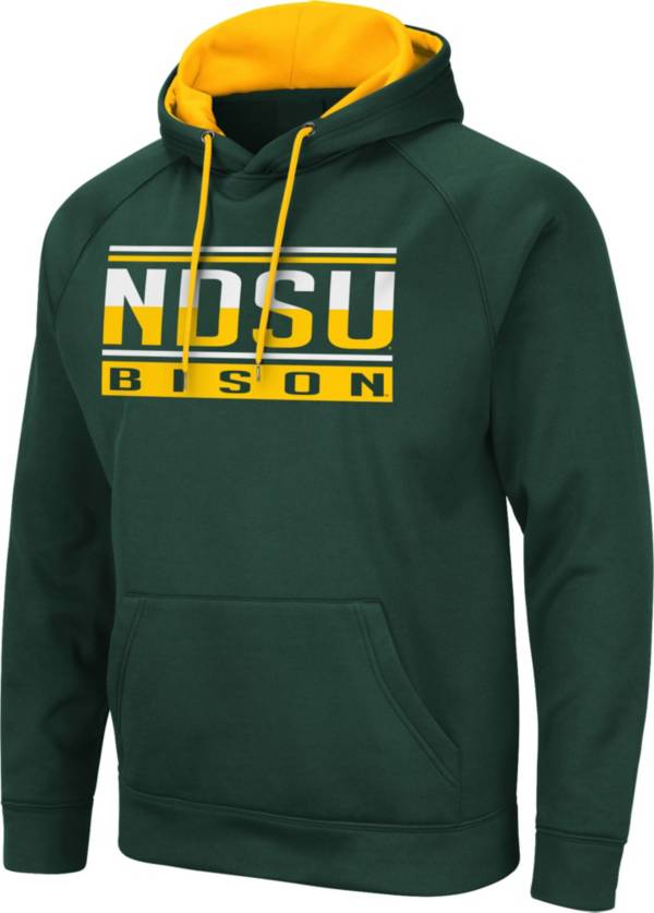 Colosseum Men's North Dakota State Bison Green Pullover Hoodie