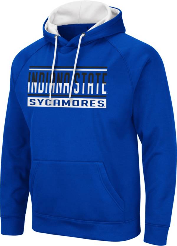 Colosseum Men's Indiana State Sycamores Sycamore Blue Pullover Hoodie