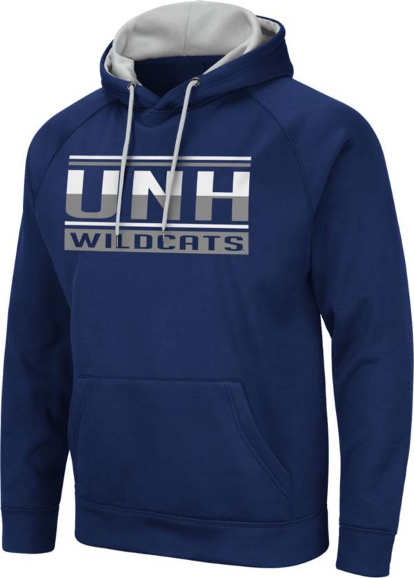 Colosseum Men's New Hampshire Wildcats Blue Pullover Hoodie