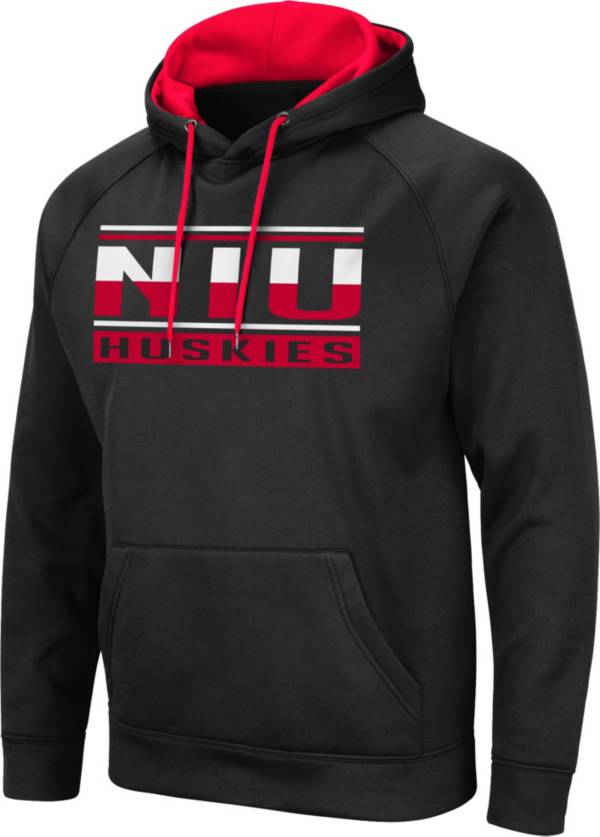 Colosseum Men's Northern Illinois Huskies Pullover Black Hoodie