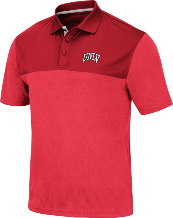 Colosseum Men's UNLV Rebels Scarlet Links Polo