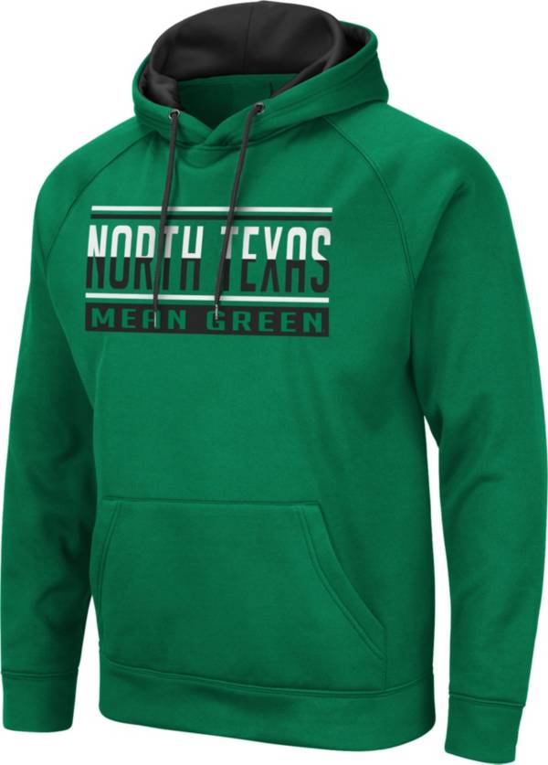 Colosseum Men's North Texas Mean Green Green Pullover Hoodie
