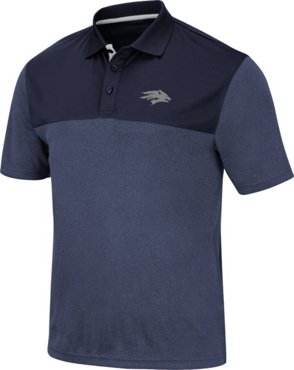 Colosseum Men's Nevada Wolf Pack Blue Links Polo product image