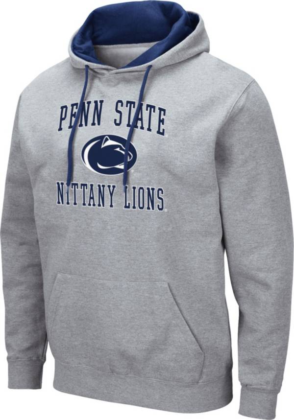 Colosseum Men's Penn State Nittany Lions Grey Pullover Hoodie