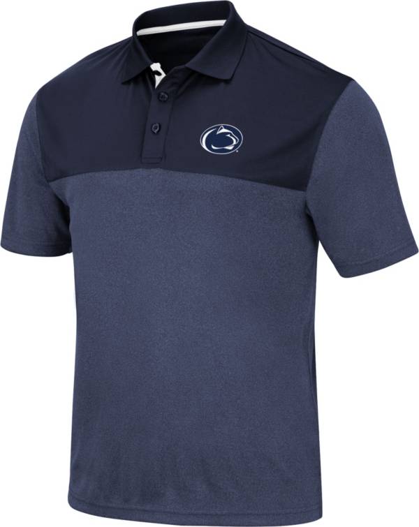 Colosseum Men's Penn State Nittany Lions Blue Links Polo