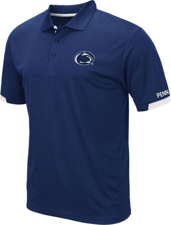 Colosseum Men's Penn State Nittany Lions Blue Fore Polo