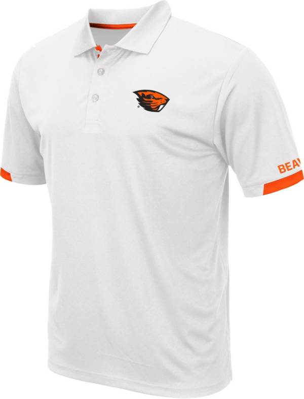 Colosseum Men's Oregon State Beavers Fore White Polo product image