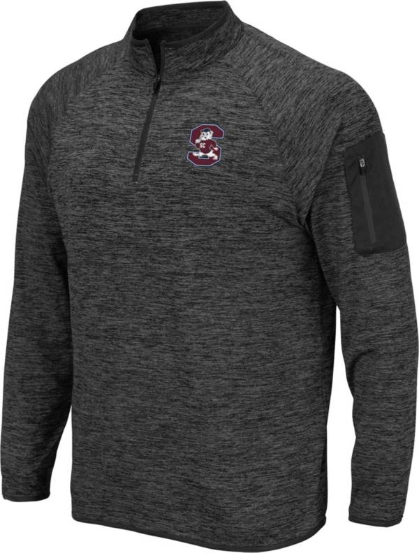 Colosseum Men's South Carolina State Bulldogs Grey Quarter-Zip Pullover