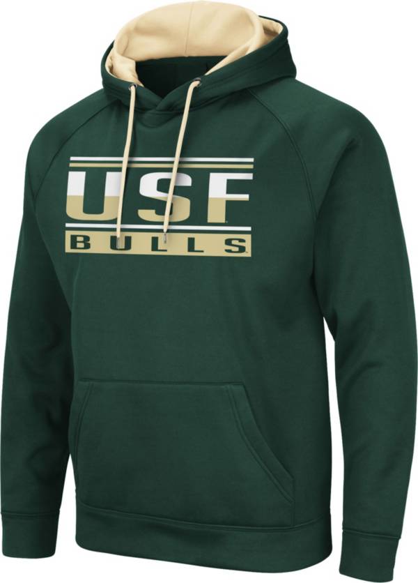 Colosseum Men's South Florida Bulls Green Pullover Hoodie