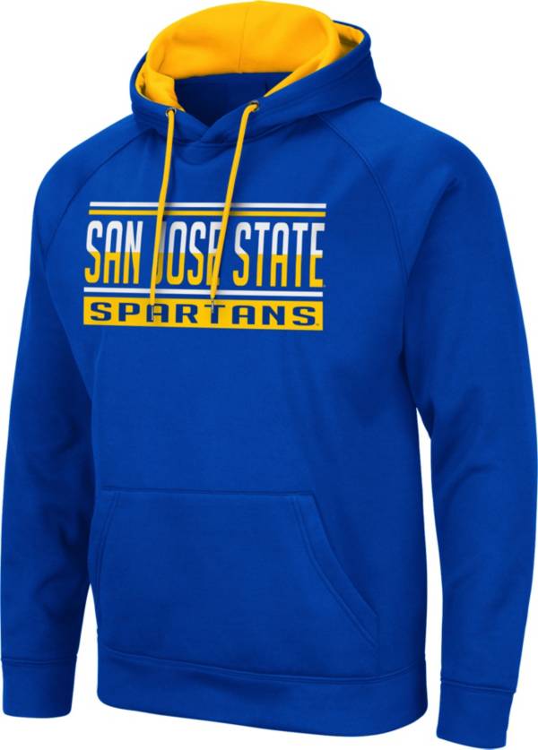 Colosseum Men's San Jose State Spartans Blue Pullover Hoodie