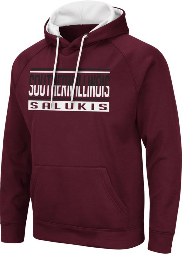 Colosseum Men's Southern Illinois Salukis Maroon Pullover Hoodie