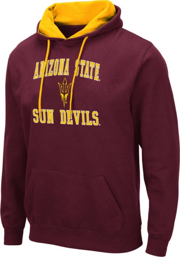 Colosseum Men's Arizona State Sun Devils Maroon Pullover Hoodie