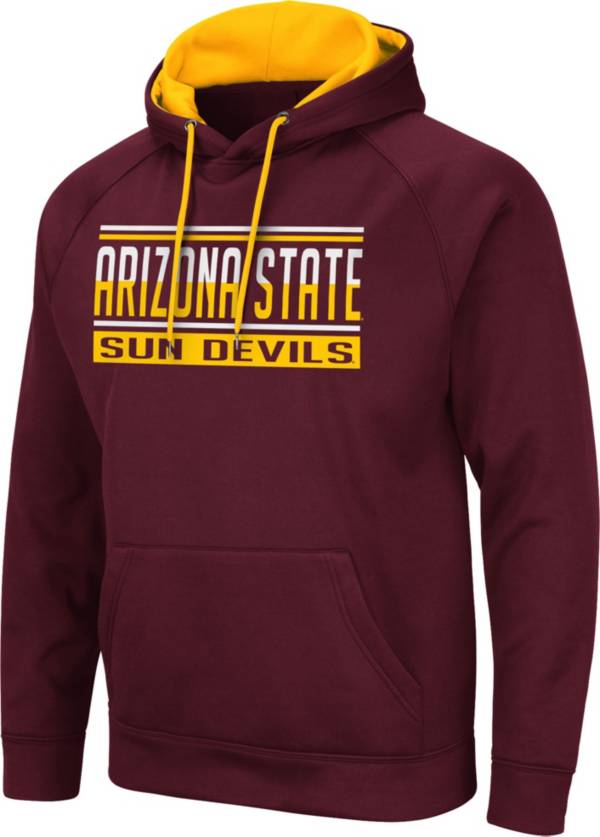 Colosseum Men's Arizona State Sun Devils Maroon Pullover Hoodie