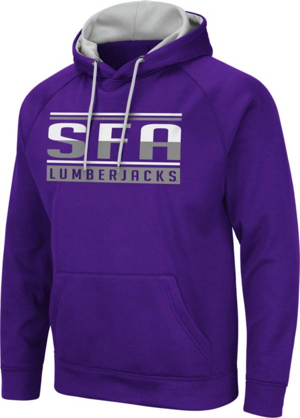 Colosseum Men's Stephen F. Austin Lumberjacks Purple Pullover Hoodie