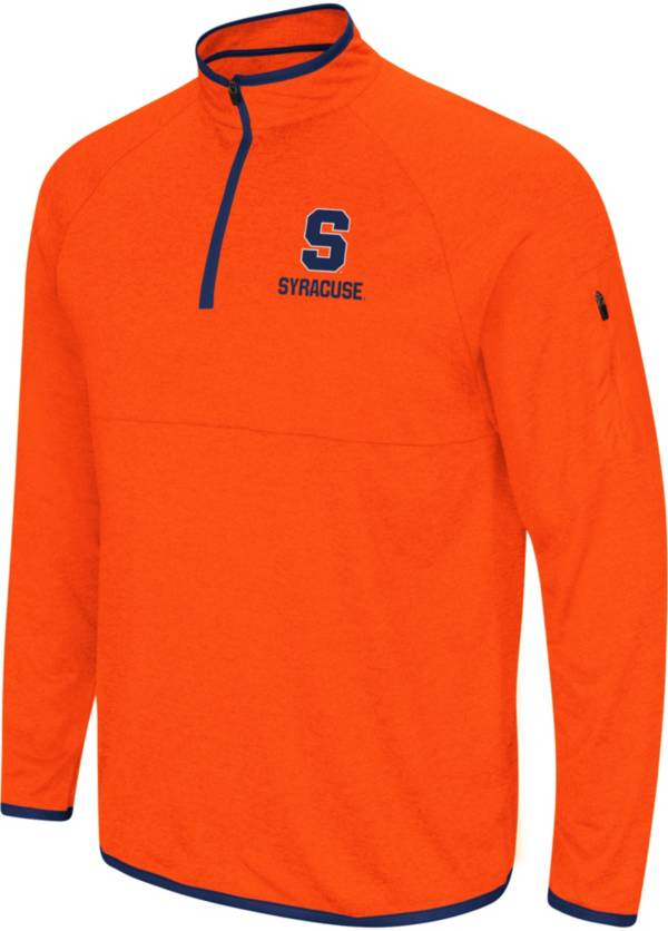 Colosseum Men's Syracuse Orange Orange Rival Quarter-Zip Shirt