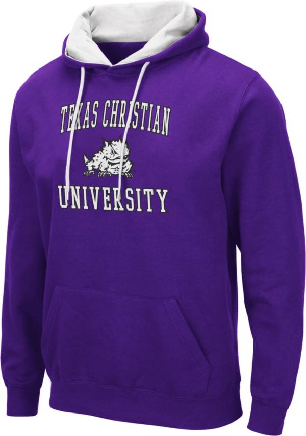 Colosseum Men's TCU Horned Frogs Purple Pullover Hoodie