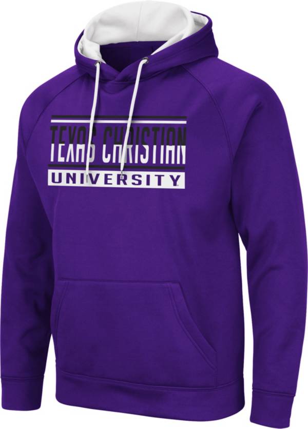 Colosseum Men's TCU Horned Frogs Purple Pullover Hoodie