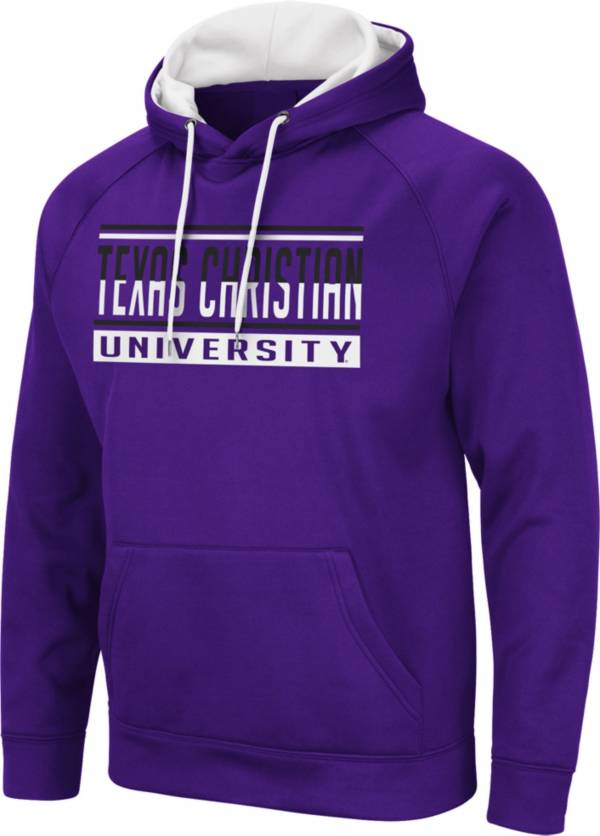 Colosseum Men's TCU Horned Frogs Purple Pullover Hoodie product image