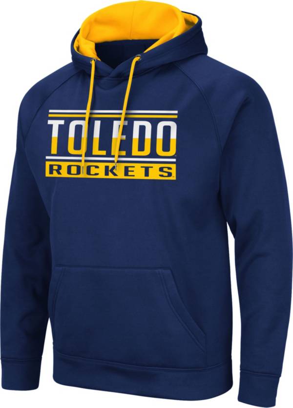 Colosseum Men's Toledo Rockets Midnight Blue Pullover Hoodie