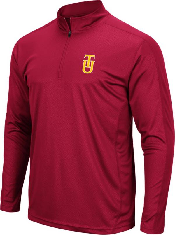 Colosseum Men's Tuskegee Golden Tigers Red Quarter-Zip Pullover