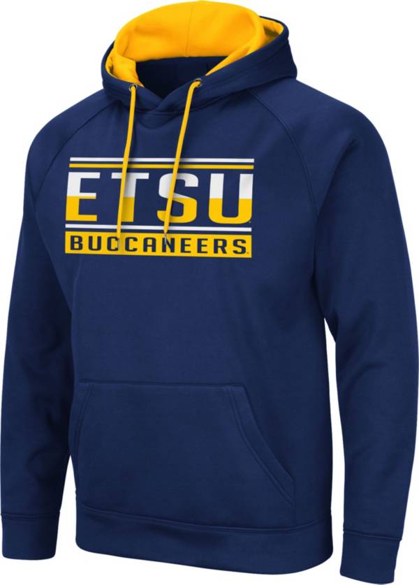 Colosseum Men's East Tennessee State Buccaneers Navy Pullover Hoodie