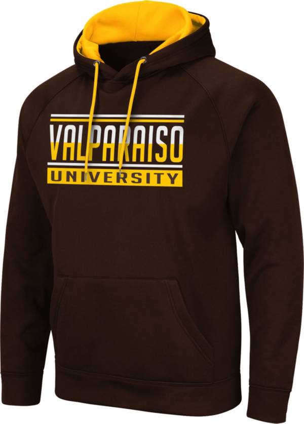 Colosseum Men's Valparaiso Brown Pullover Hoodie