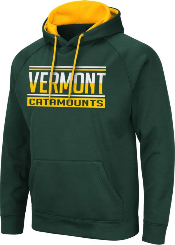 Colosseum Men's Vermont Catamounts Green Pullover Hoodie