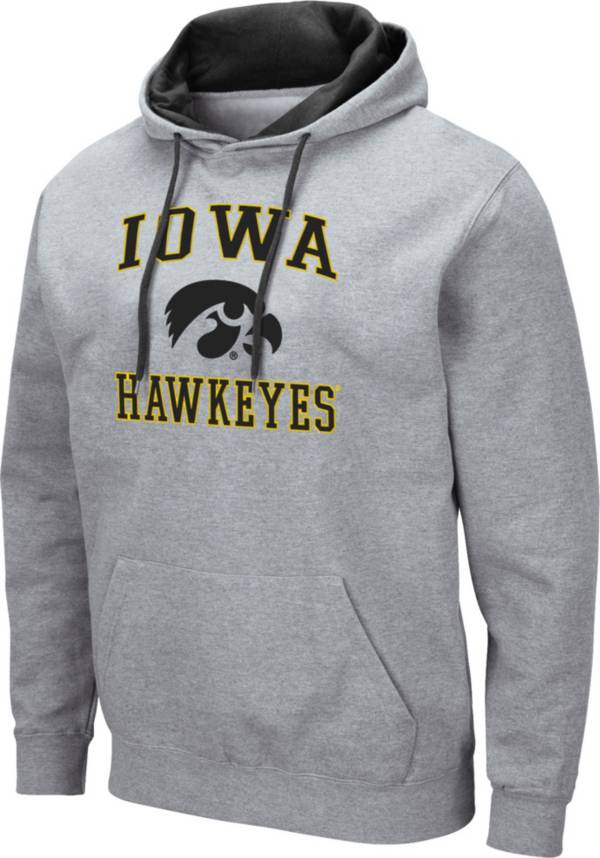 Colosseum Men's Iowa Hawkeyes Grey Pullover Hoodie product image