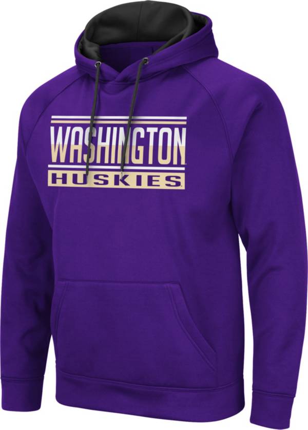 Colosseum Men's Washington Huskies Purple Pullover Hoodie