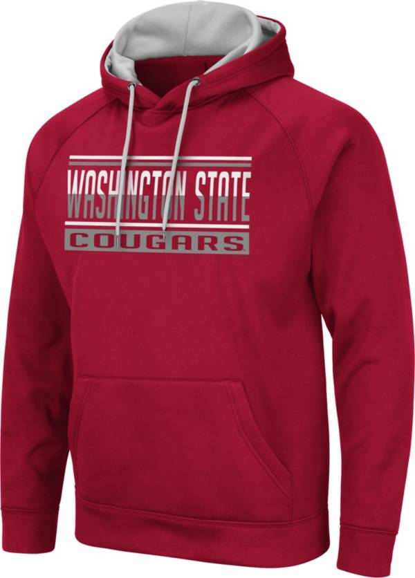 Colosseum Men's Washington State Cougars Crimson Pullover Hoodie