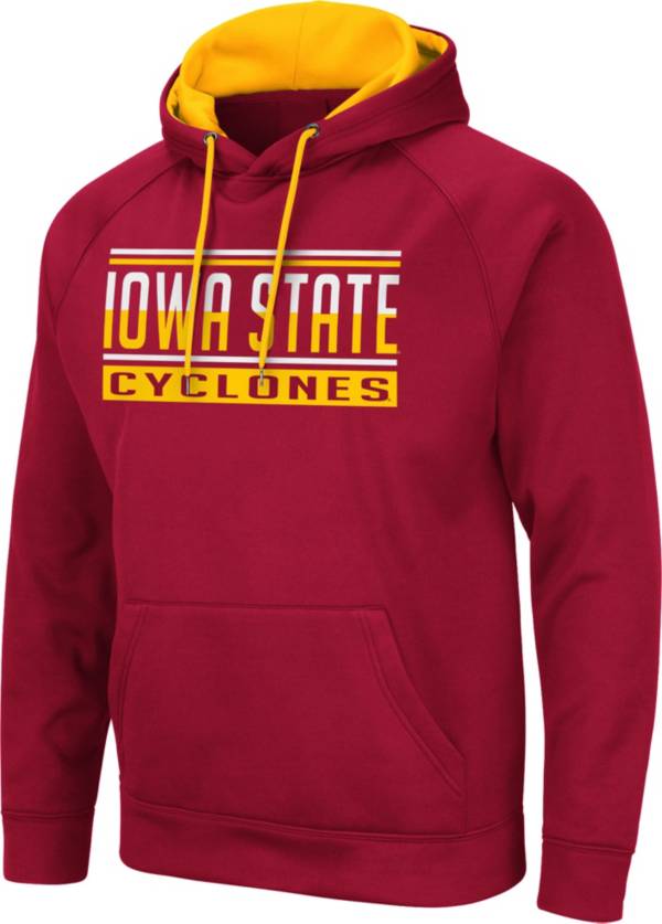 Colosseum Men's Iowa State Cyclones Cardinal Pullover Hoodie