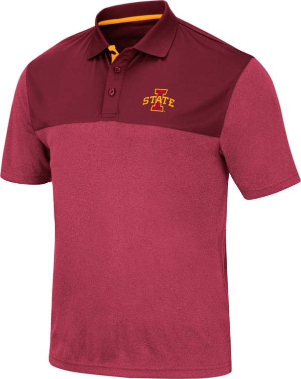 Colosseum Men's Iowa State Cyclones Cardinal Links Polo product image