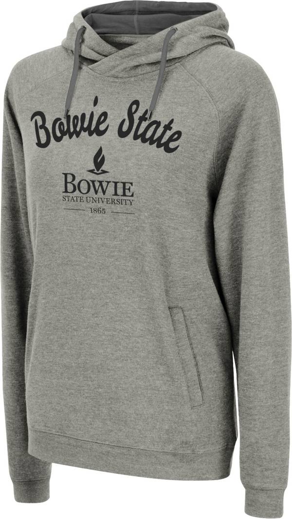 Colosseum Women's Bowie State Bulldogs Grey Pullover Hoodie