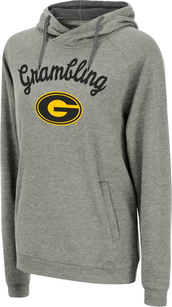 Colosseum Women's Grambling State Tigers Grey Pullover Hoodie