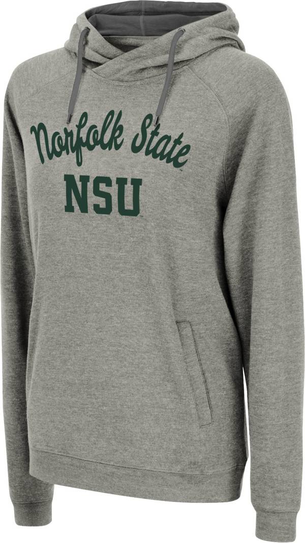 Colosseum Women's Norfolk State Spartans Grey Pullover Hoodie