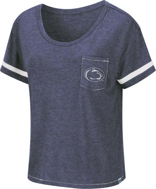 Colosseum Women's Penn State Nittany Lions Blue Waffles Meet & Greet T-Shirt