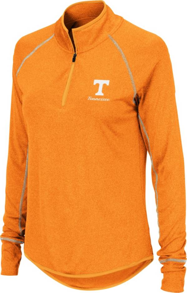 Colosseum Women's Tennessee Volunteers Tennessee Orange Stingray Quarter-Zip Shirt