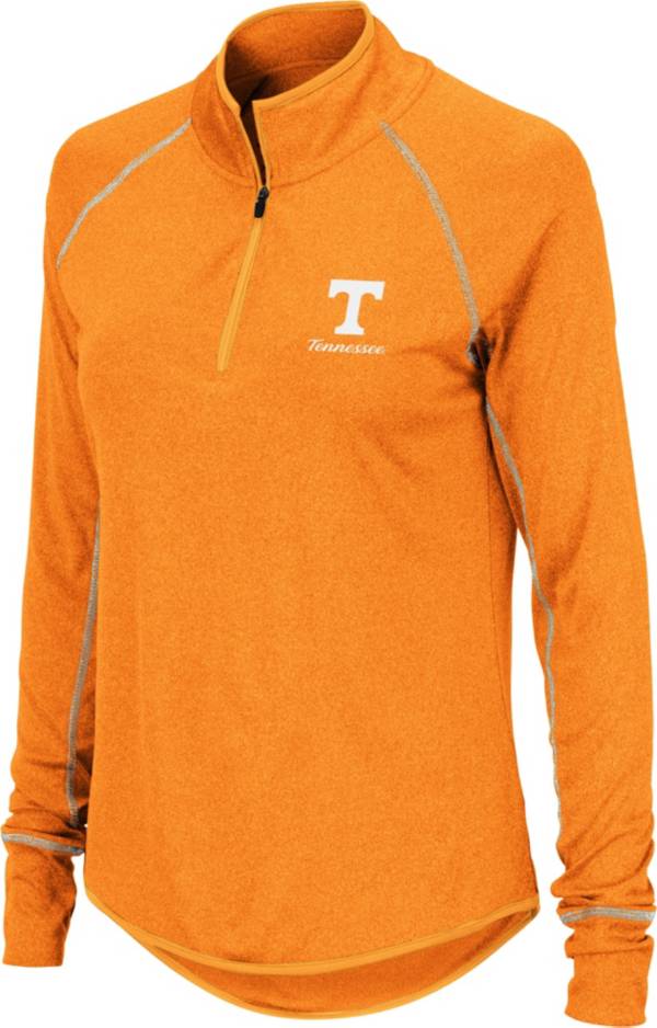 Colosseum Women's Tennessee Volunteers Tennessee Orange Stingray Quarter-Zip Shirt