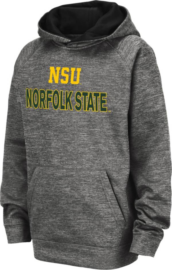 Colosseum Youth Norfolk State Spartans Grey Pullover Hoodie