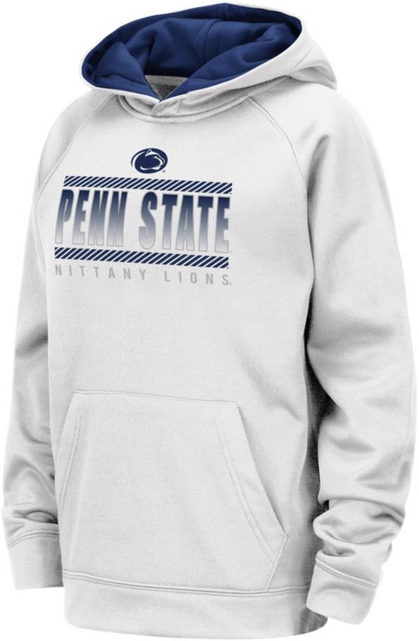 Colosseum Youth Penn State Nittany Lions Raglan Pullover White Hoodie