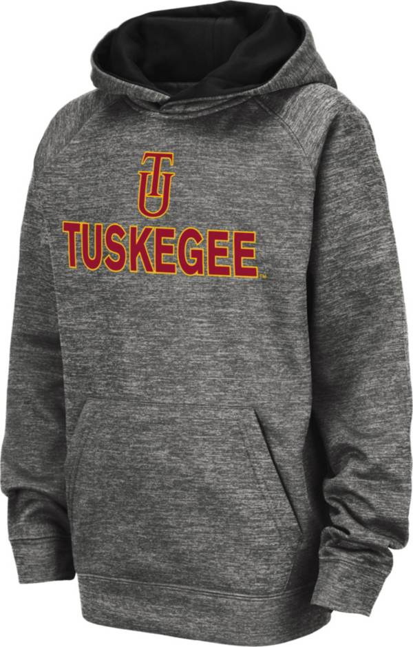 Colosseum Youth Tuskegee Golden Tigers Grey Pullover Hoodie