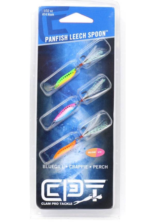 Clam Panfish Leech Flutter Spoon Kit product image