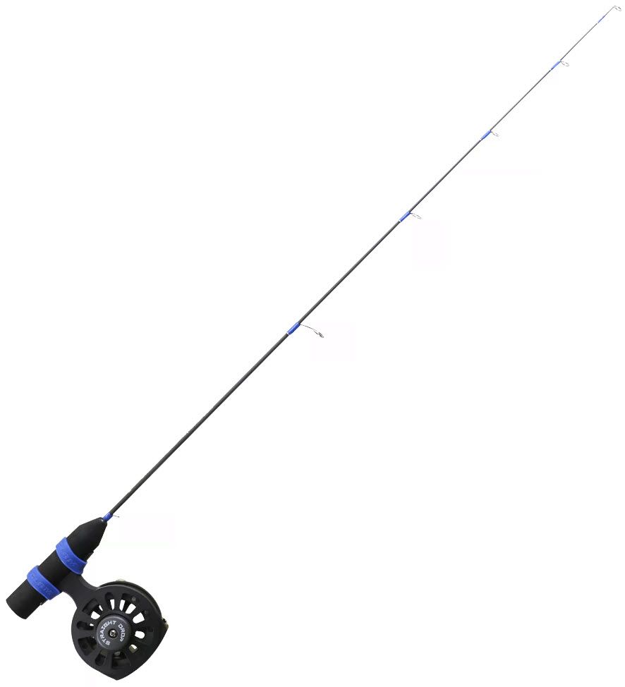 clam inline ice fishing reel