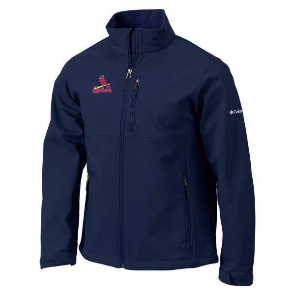 Columbia Men's St. Louis Cardinals Navy Ascender Softshell Jacket