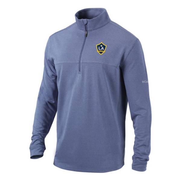 Columbia Men's Los Angeles Galaxy Soar Quarter-Zip Navy Pullover Shirt
