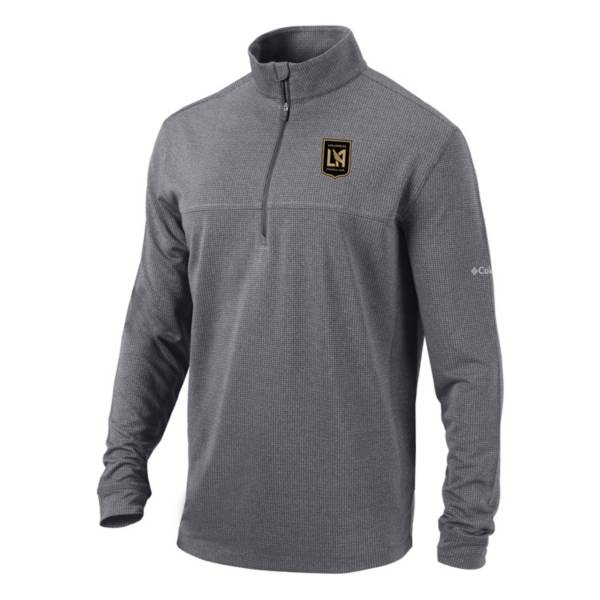 Columbia Men's Los Angeles FC Soar Quarter-Zip Grey Pullover Shirt