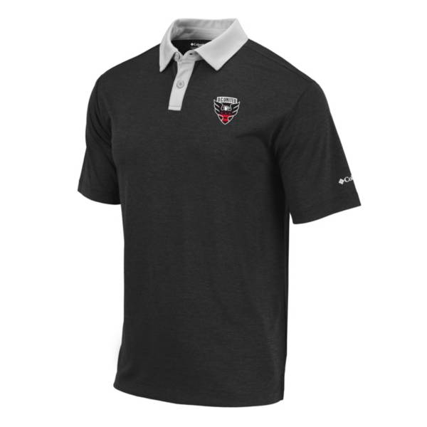 Columbia Men's D.C. United Omni-Wick Range Black Performance Polo