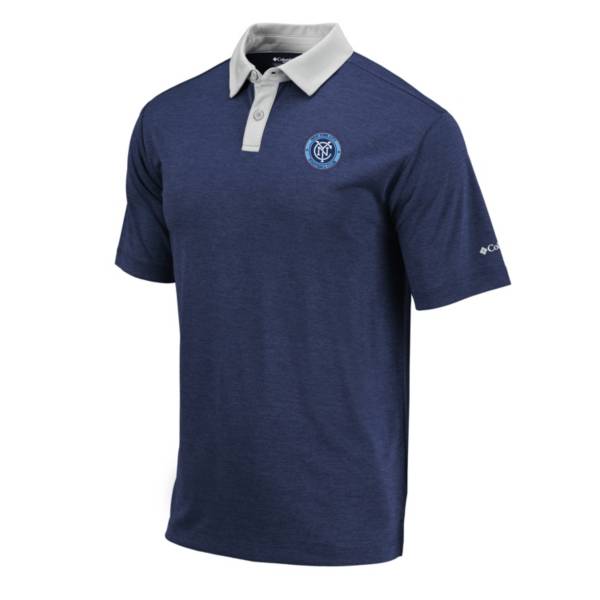 Columbia Men's New York City FC Omni-Wick Range Navy Performance Polo